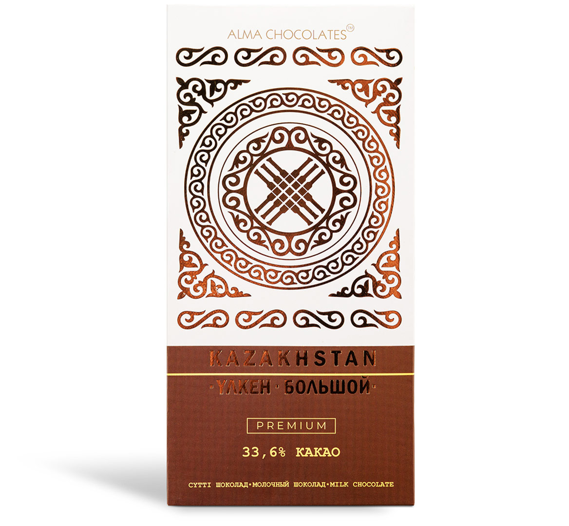 Шоколад Alma Chocolates Большой Казахстан молочный 200 г