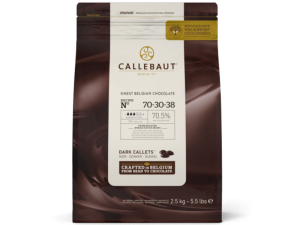Callebaut, 70-30-38 горький шоколад 70,5%, пакет 2,5 кг 