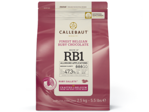 Callebaut, RB1 "Руби" шоколад, пакет 2,5 кг