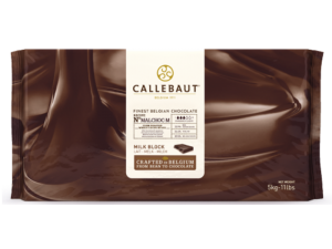 Callebaut, молочный шоколад без сахара 34%, блоки 5 кг